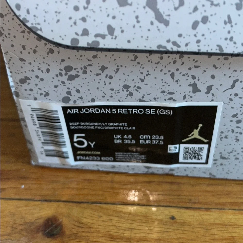 Jordan Retro 5 Empty Box